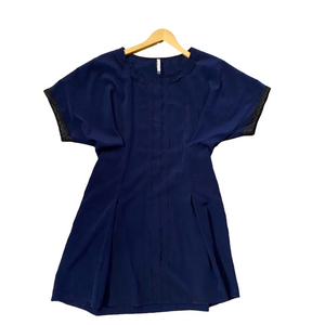 Sachin + Babi Midnight Blue Mini Dress Women’s SZ12 luxury brand batwing sleeve
